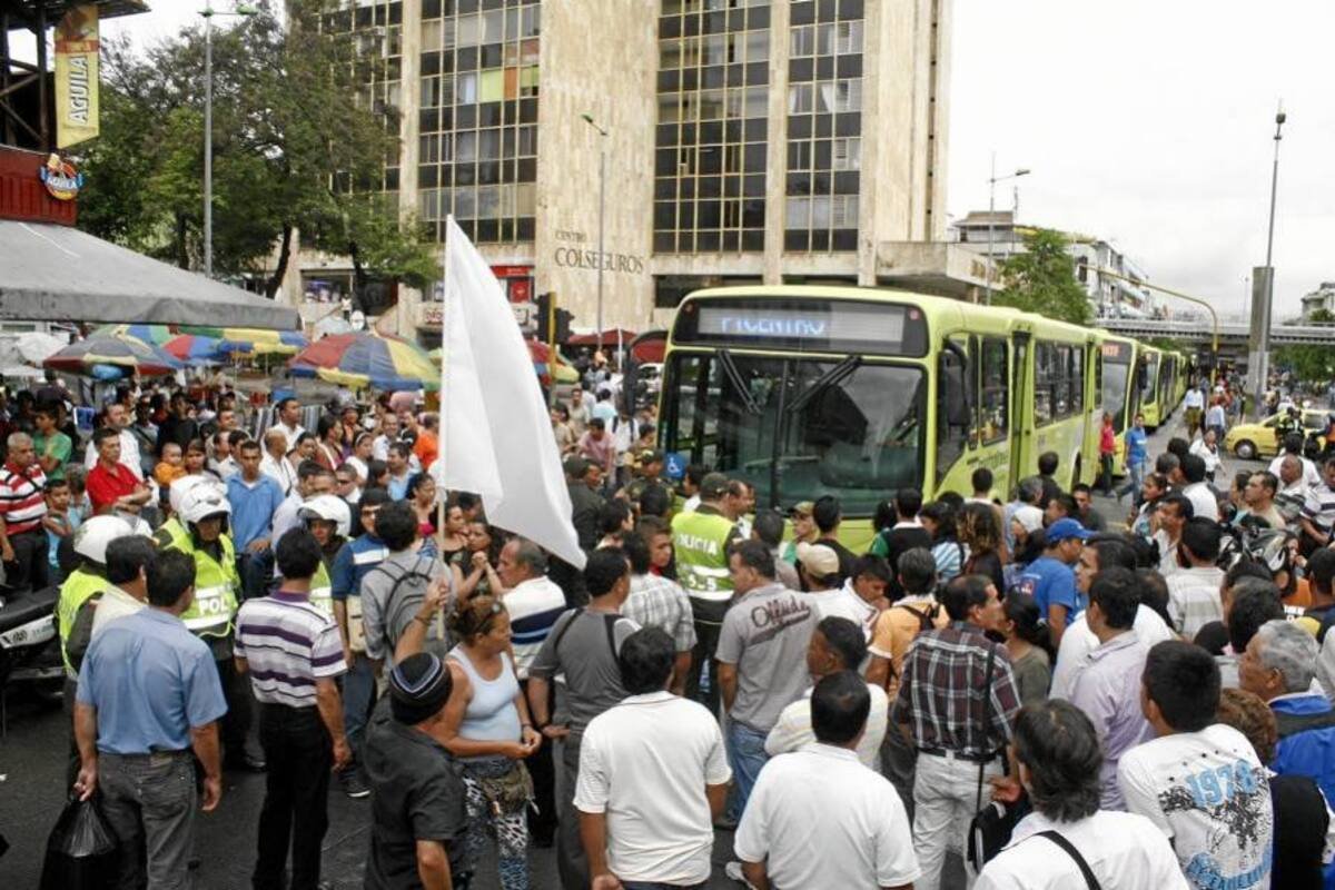 A la cárcel, quienes obstruyan transporte público (Foto: Archivo/ VANGUARDIA LIBERAL)