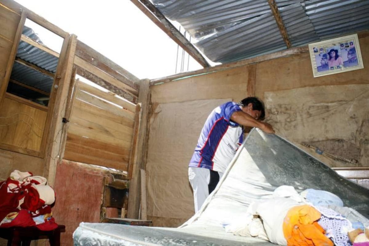 Emergencia en Bucaramanga por lluvias. (Foto: Marco Valencia/ Vanguardia Liberal)