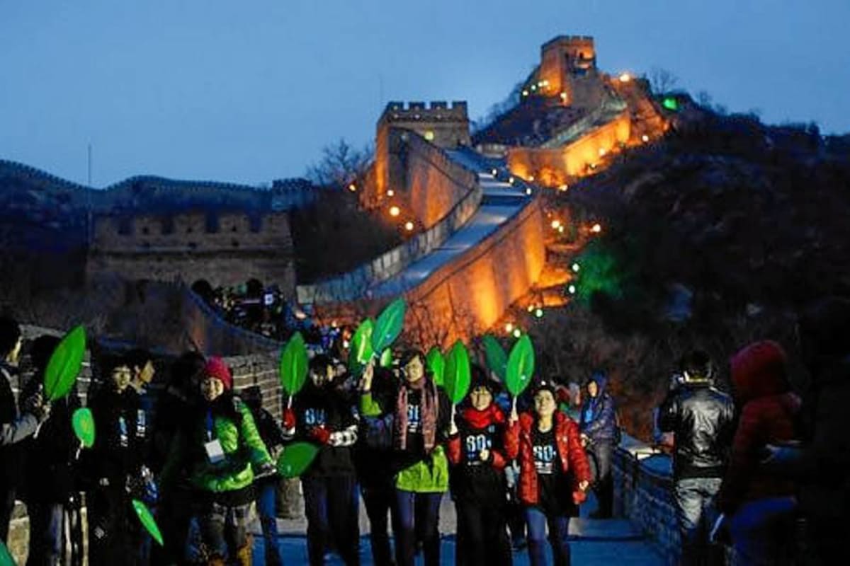 La Gran Muralla, Partenón y Sagrada Familia a oscuras por la Hora del Planeta (Foto: Tomado de Internet/ VANGUARDIA LIBERAL)