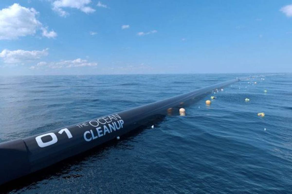 Así planean recoger la basura de los océanos (Foto: TOMADO DE OCEAN CLEANUP/VANGUARDIA LIBERAL)