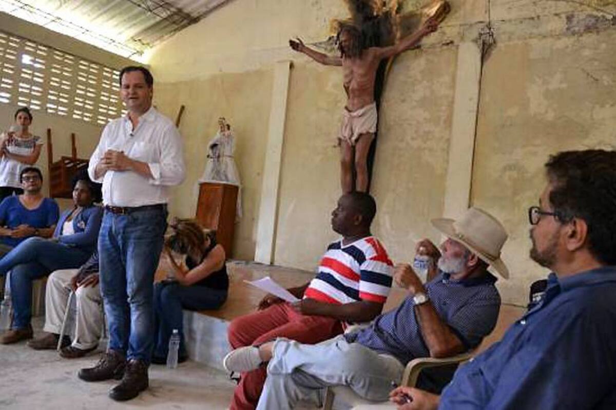 Las Farc entregaron Cristo Negro en Bojayá y pidieron perdón (Foto: Colprensa/ VANGUARDIA LIBERAL)