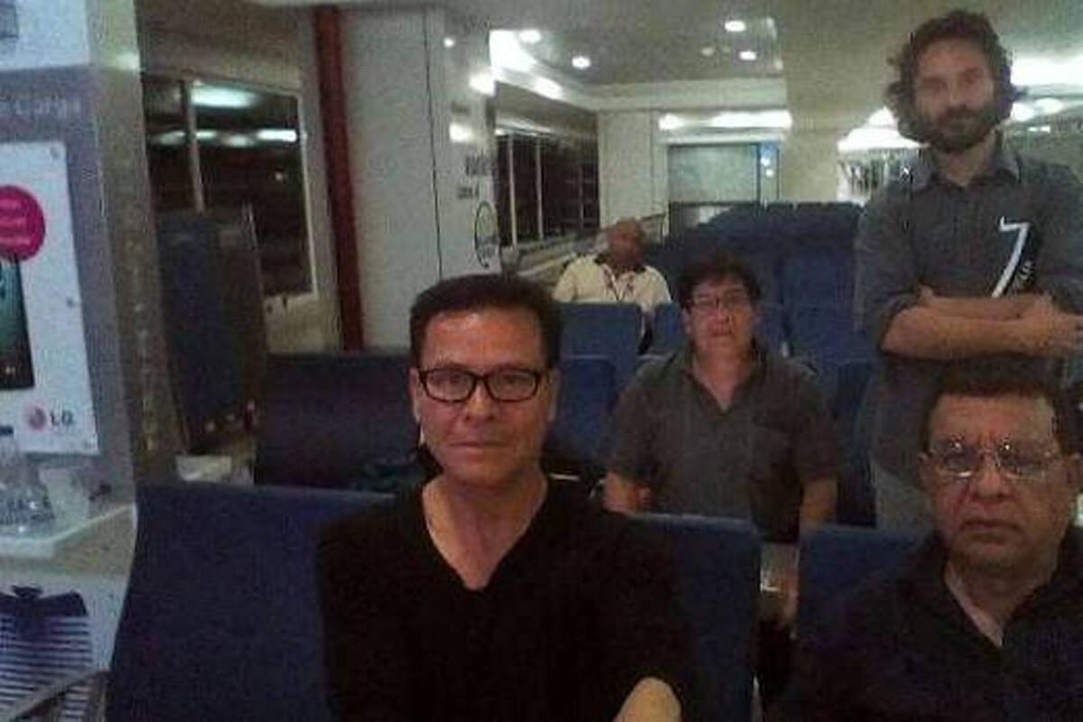 Ricardo Burgos, Leonidas Chávez, Ricardo Venegas y Armando Muñoz (Foto: TOMADA DE TWITTER/VANGUARDIA LIBERAL)