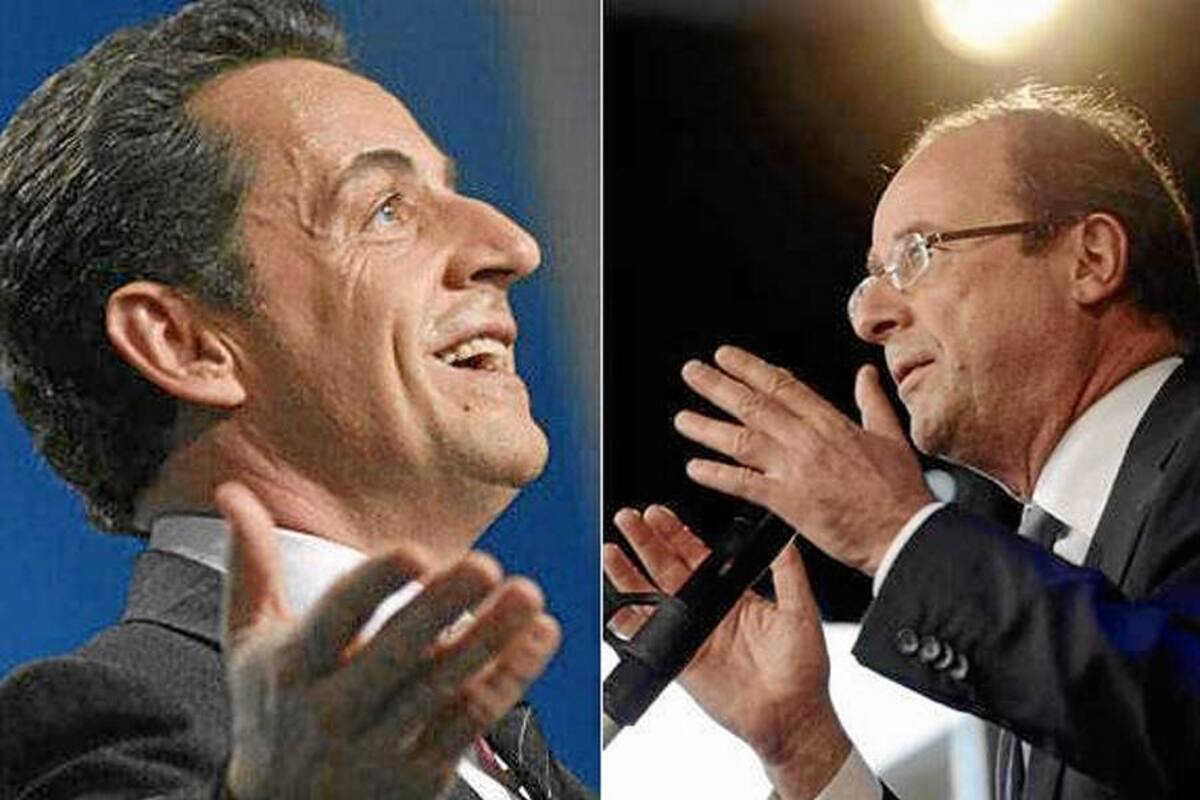 Hollande y Sarkozy en busca de los votos de la ultraderecha (Foto: Tomada de Internet/VanguardiaLiberal)