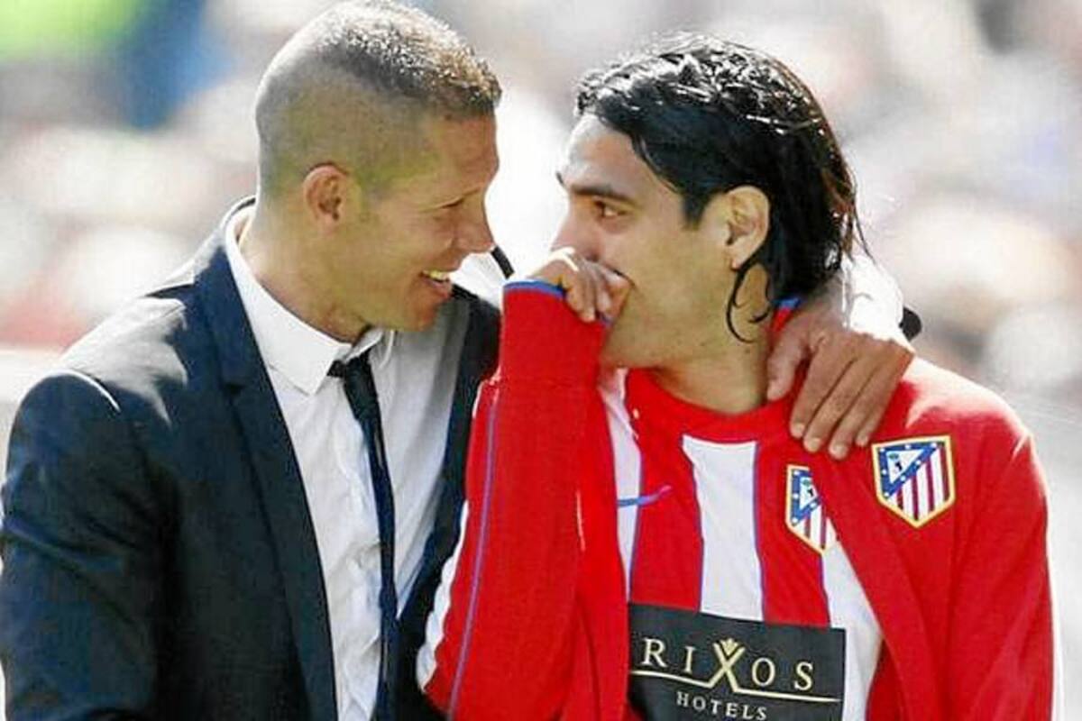 Simeone, pendiente de Falcao, Adrián y Cebolla para el Camp Nou (Foto: Tomada de Internet/ VANGUARDIA LIBERAL)