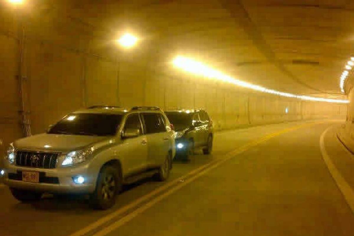 Abren al tránsito túnel de la vía sustitutiva a Barrancabermeja (Foto: Suministrada Juan Pablo Torres / VANGUARDIA LIBERAL)