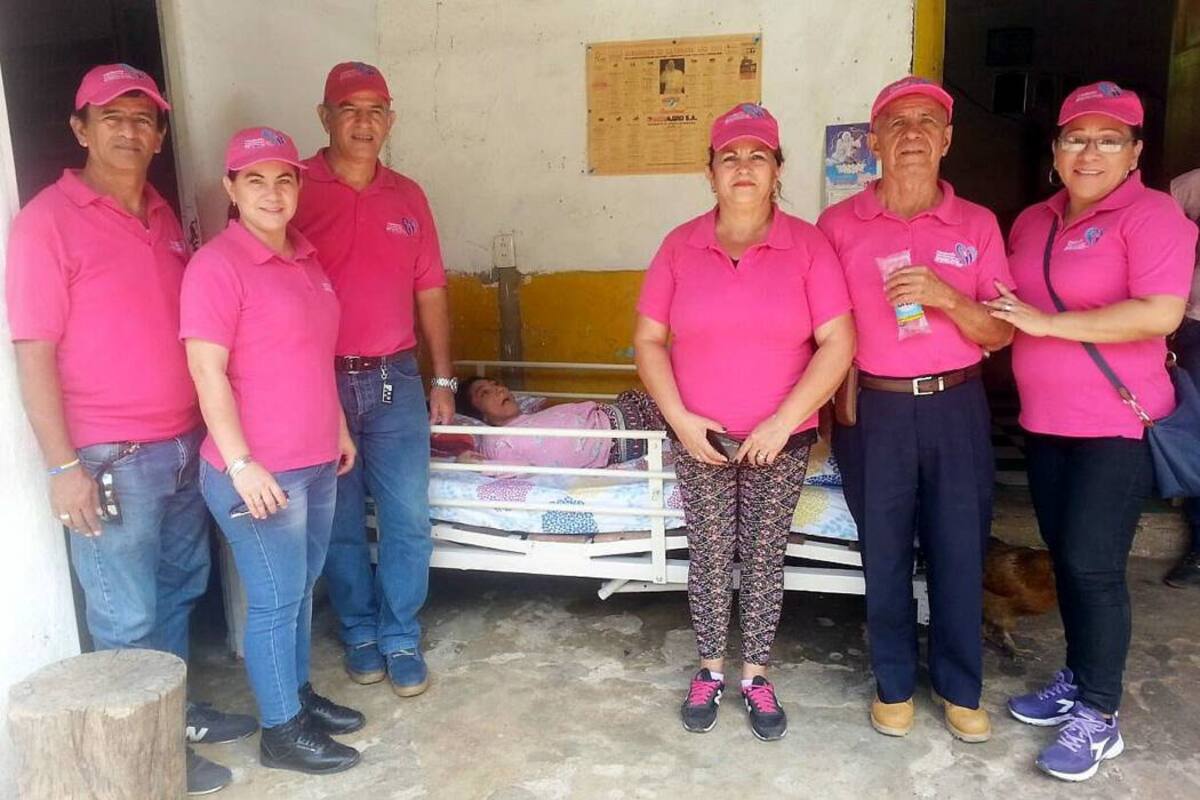 Santandereana con parálisis cerebral esperó 32 años para tener una cama adecuada (Foto: Suministrada /VANGUARDIA LIBERAL)