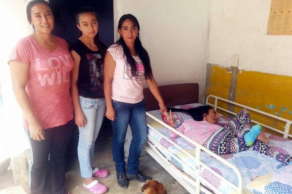 Santandereana con parálisis cerebral esperó 32 años para tener una cama adecuada (Foto: Suministrada /VANGUARDIA LIBERAL)