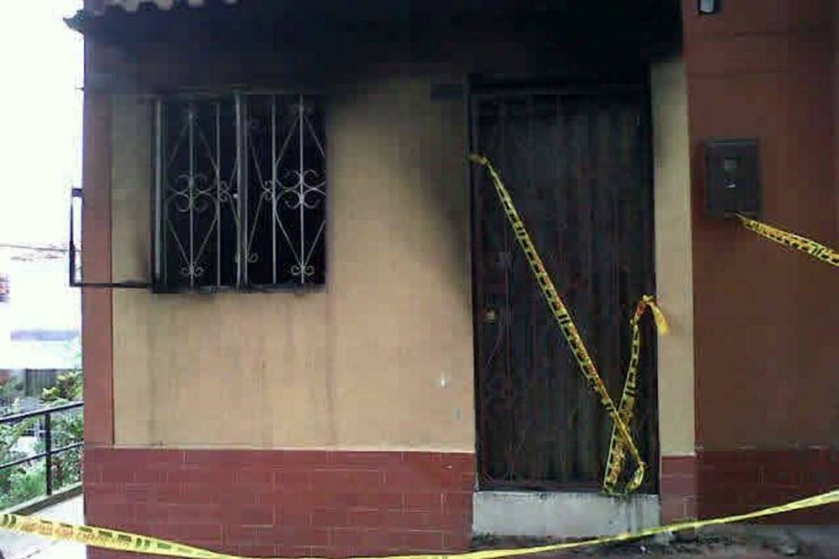 Por no pago de una deuda, hombre prendió fuego a una casa en Piedecuesta (Foto: Foto Suministrada/VANGUARDIA LIBERAL)