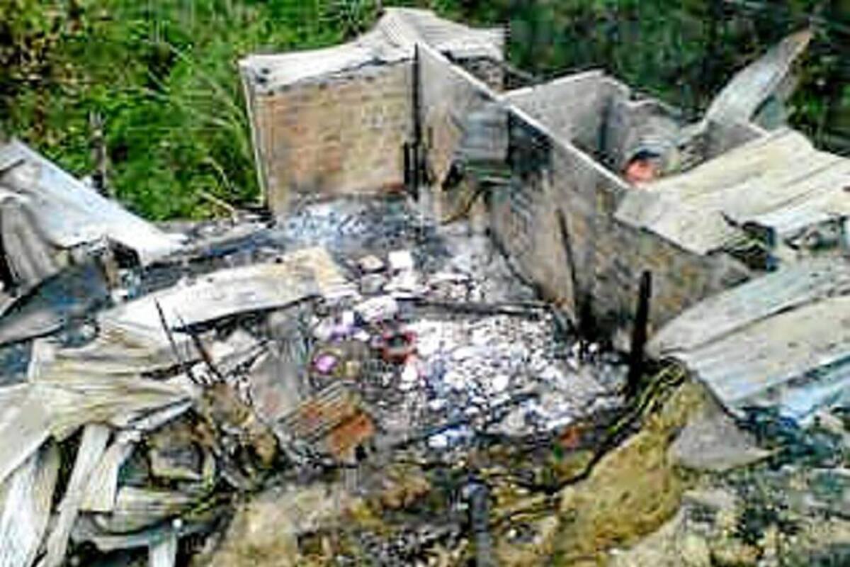 Incendio en El Pablón dejó 24 damnificados (Foto: Juan Manuel Corredor/ VANGUARDIA LIBERAL)