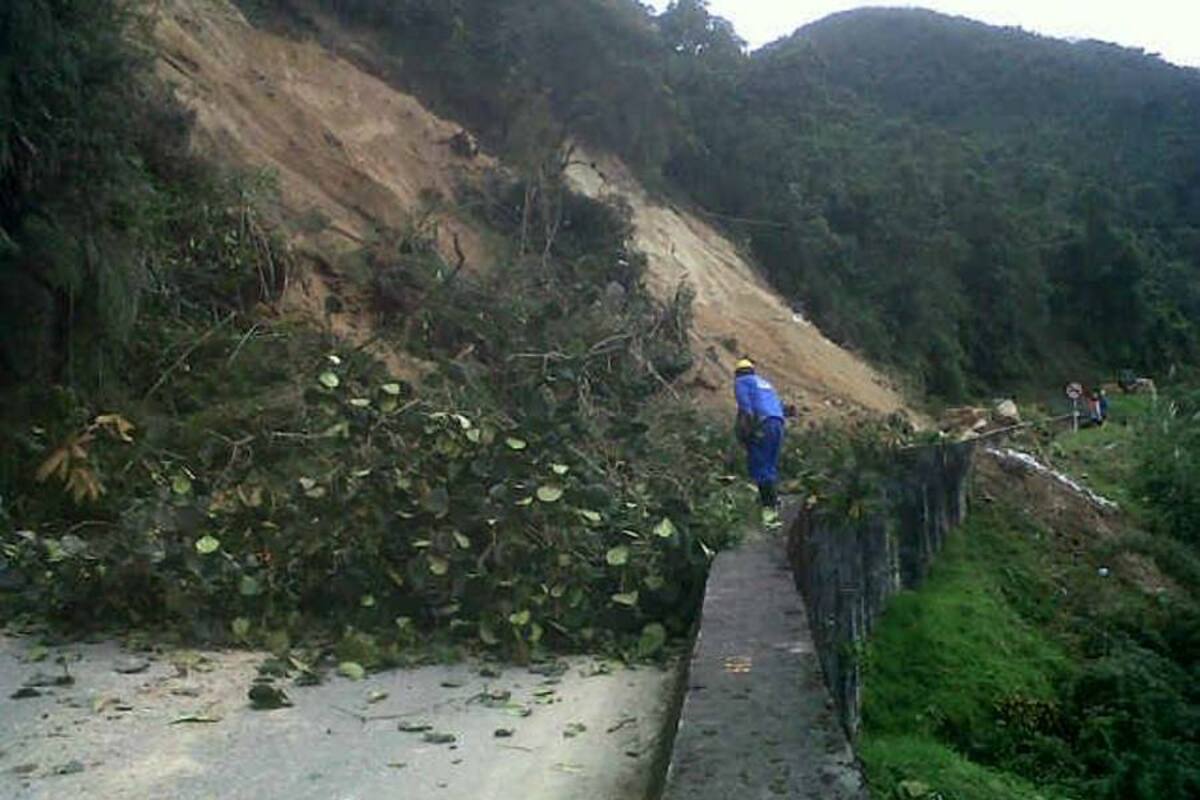 Así se encuentra la vía a Cúcuta (Foto: Diana León/ VANGUARDIA LIBERAL)