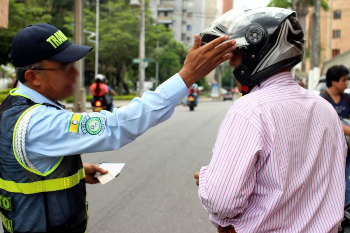 Estas son las insólitas excusas de los bumangueses para no recibir una multa de tránsito (Foto: ARCHIVO/VANGUARDIALIBERAL)