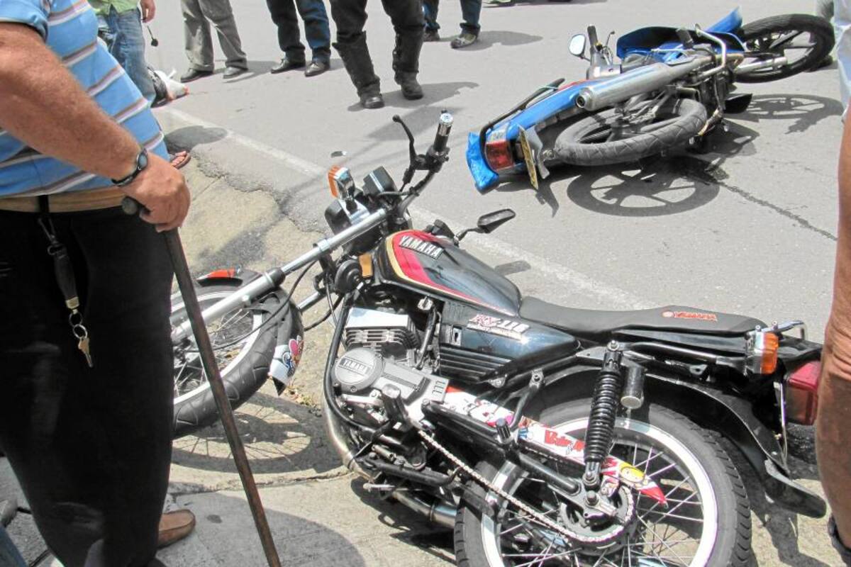 Accidente entre camión y motocicletas deja tres heridos (Foto: Archivo/ VANGUARDIA LIBERAL)
