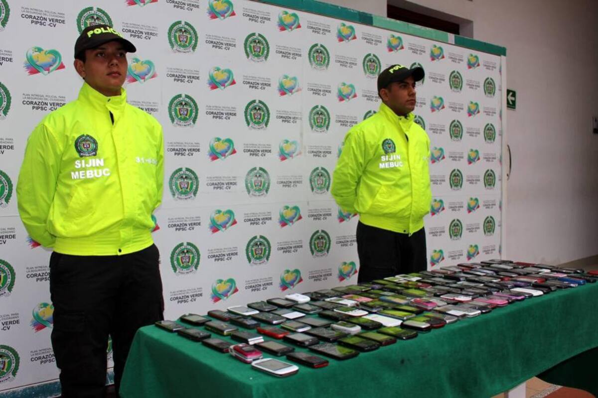 Policía los capturó por comercializar celulares robados en Bucaramanga y un juez lo dejó libres (Foto: Archivo / VANGUARDIA LIBERAL)