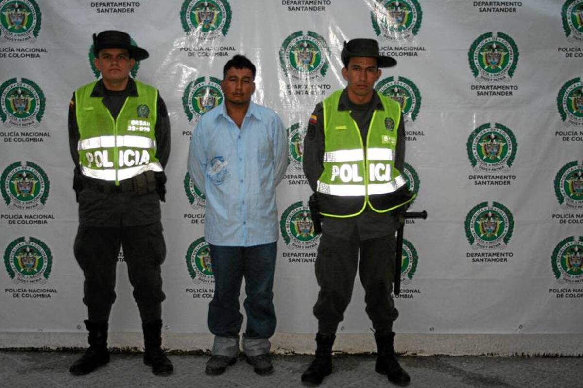 Así fue capturado el violador en serie más buscado en Bucaramanga (Foto: Suministrada Policía de Santander)