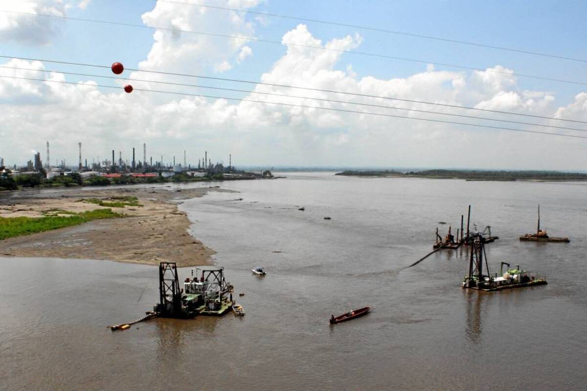En vilo navegabilidad en el Magdalena ante el recrudecimiento de ‘El Niño’ (Foto: Archivo/VANGUARDIA LIBERAL)