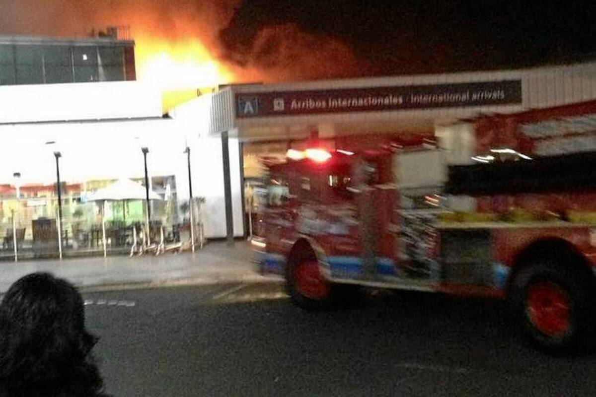 Incendio en aeropuerto de Argentina (Foto: TOMADA DE INTERNET )