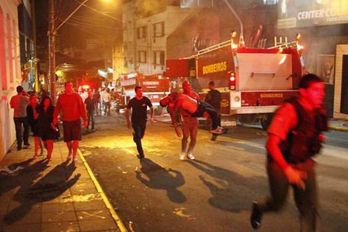 Incendio en discoteca es el más trágico en medio siglo en Brasil (Foto: Tomado de Internet/VANGUARDIA LIBERAL)