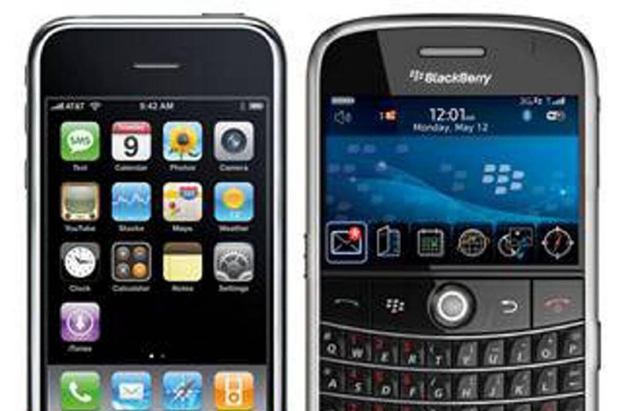 Continúa la competencia entre Iphone y Blackberry (Foto: Archivo/ VANGUARDIA LIBERAL)