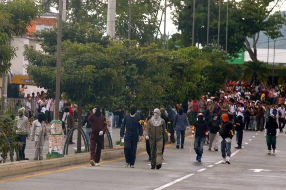 De nuevo una protesta en la UIS provocó la cancelación de la jornada académica.(Foto: Archivo/VANGUARDIA LIBERAL)