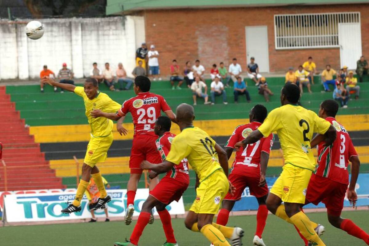Bucaramanga empató de local frente a Patriotas. (Foto: Jaime del Río/ Vanguardia Liberal)