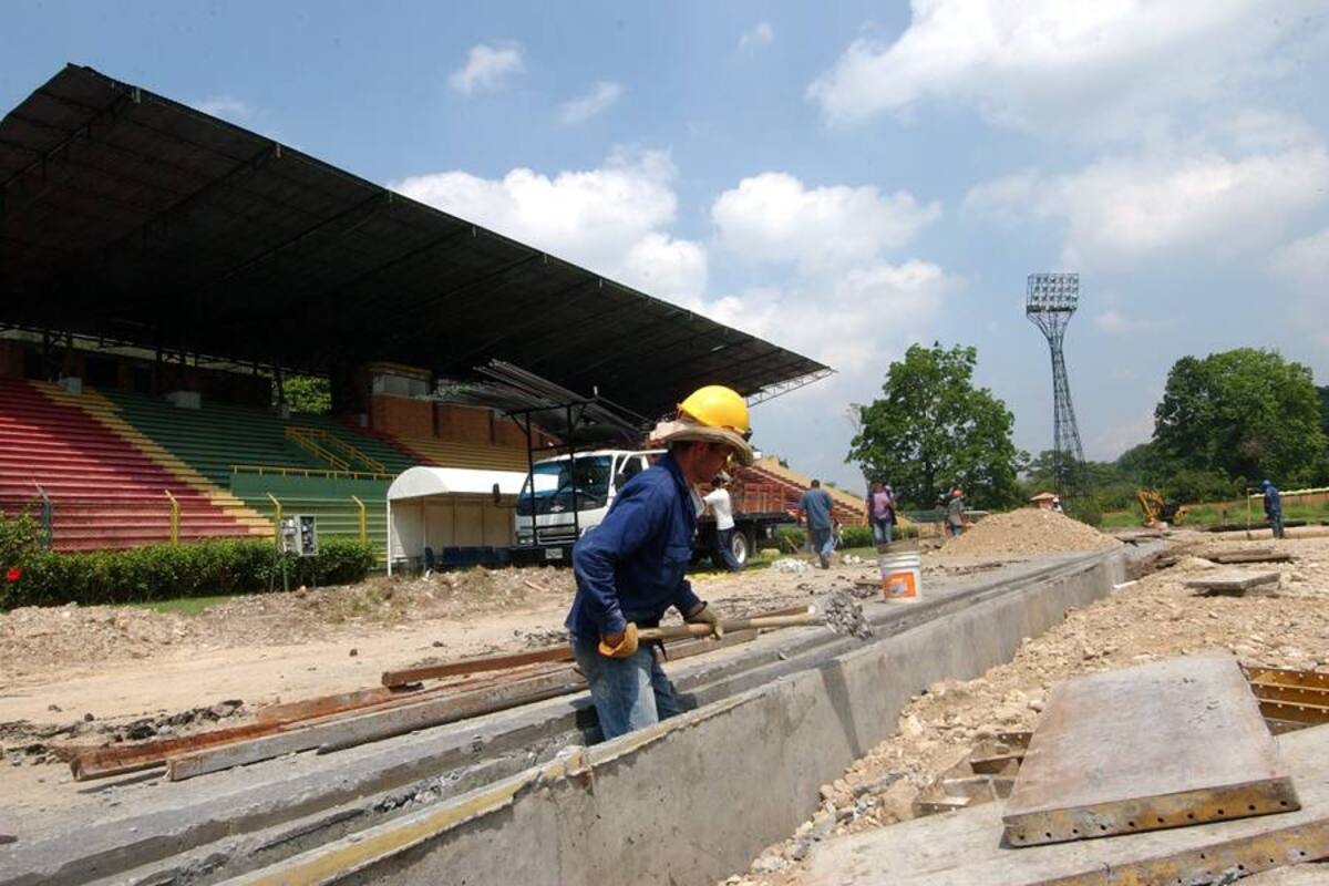 En junio estarían listas las obras en el estadio de Floridablanca (Foto: Archivo/VanguardiaLiberal)