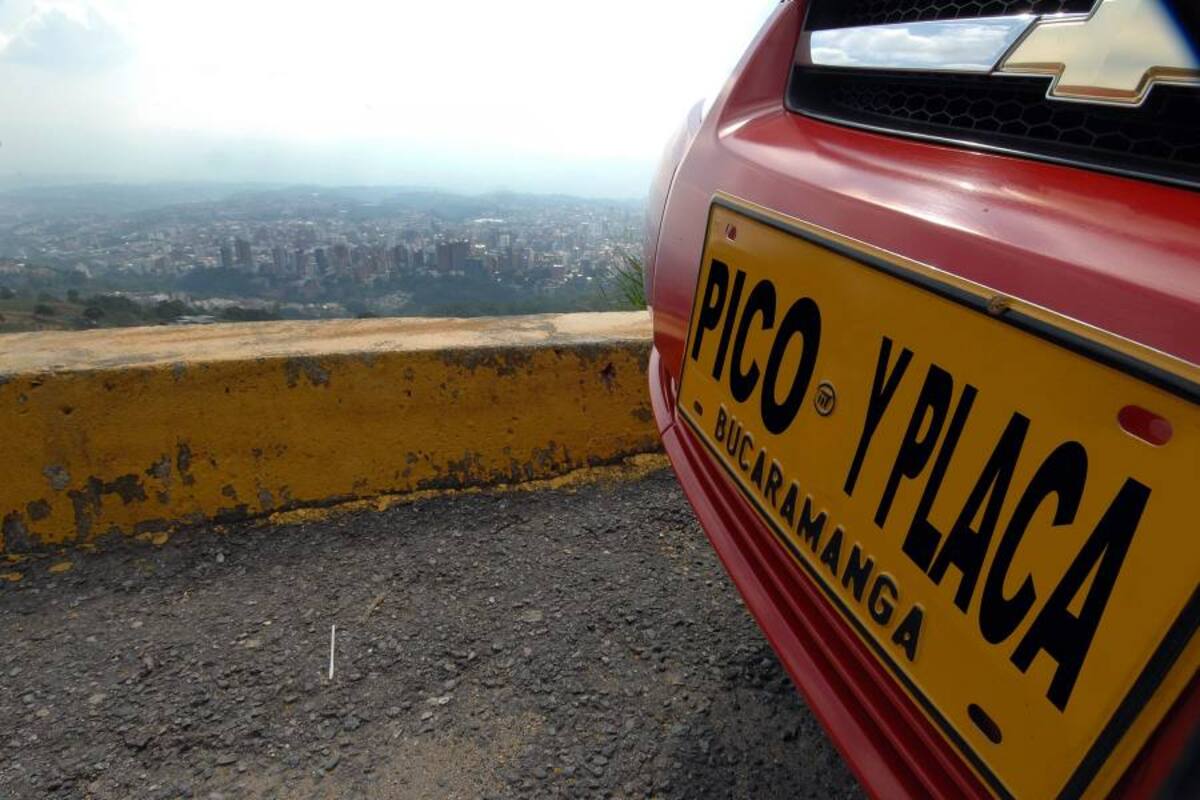 Pico y Placa en Bucaramanga se mantiene hasta el 31 de diciembre (Foto: Archivo/VANGUARDIA LIBERAL)