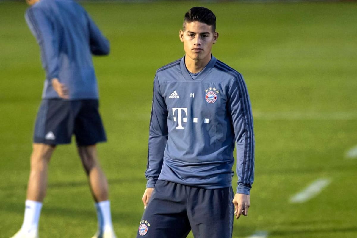 James Rodríguez se lesionó durante entrenamiento con el Bayern de Múnich (Foto: EFE /VANGUARDIA LIBERAL)