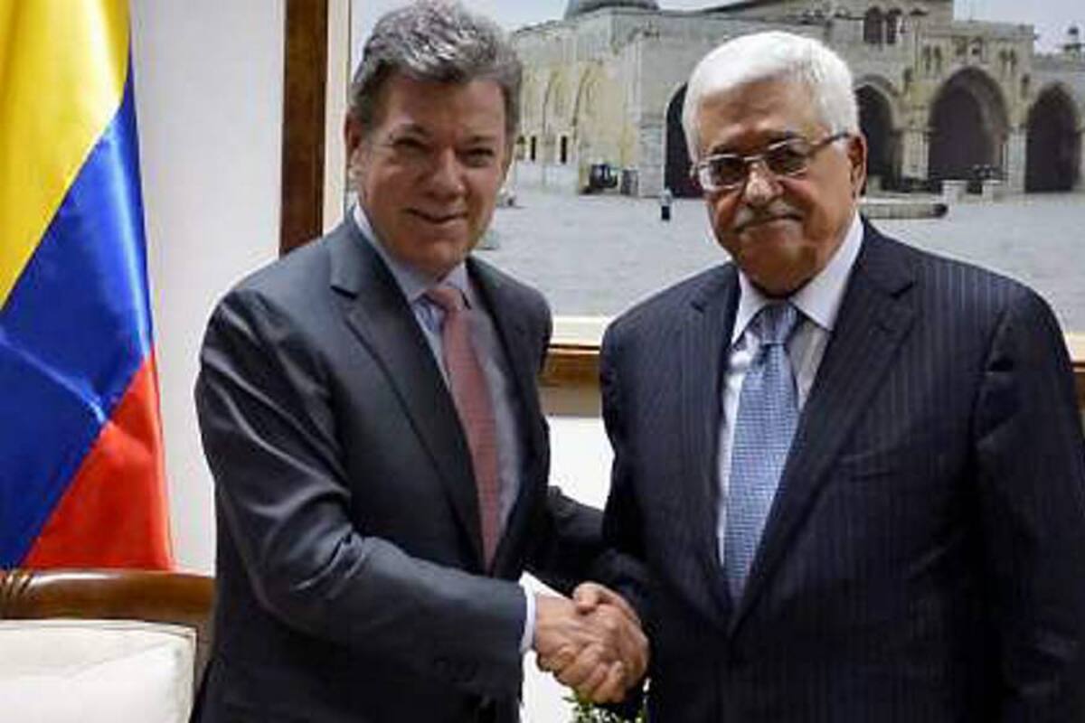 Santos se reúne este martes con Mahmud Abás y Benjamín Netanyahu (Foto: Colprensa/VANGUARDIA LIBERAL)