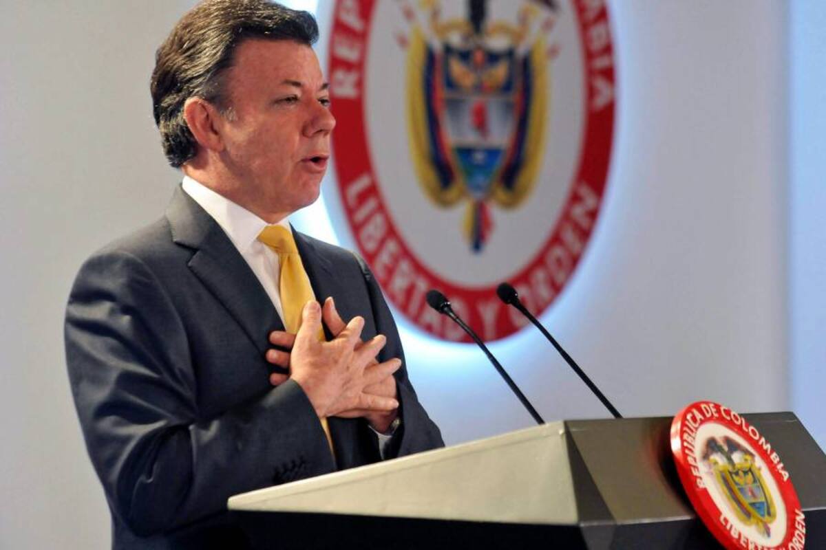 Presidente colombiano, Juan Manuel Santos (Foto: Archivo/VANGUARDIA LIBERAL)