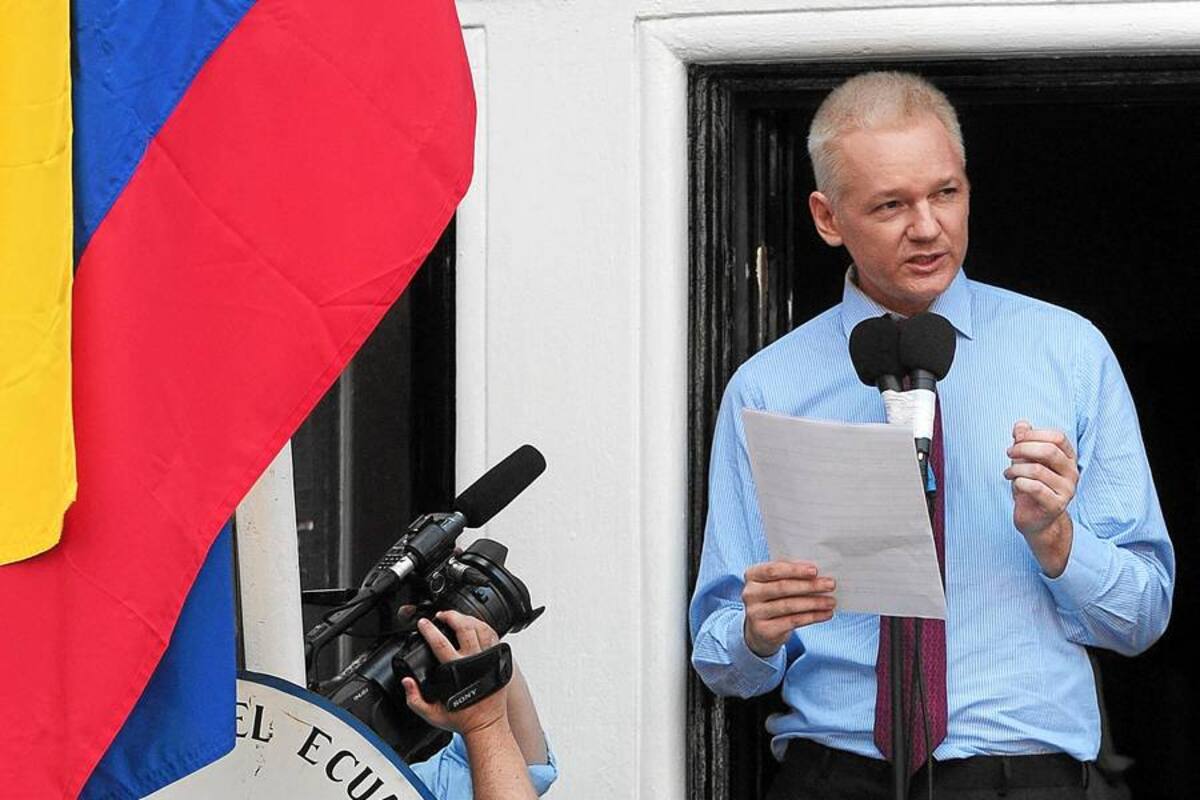 Posponen al 3 de octubre audiencia para los avalistas de la fianza de Assange (Foto: Afp/ VANGUARDIA LIBERAL)
