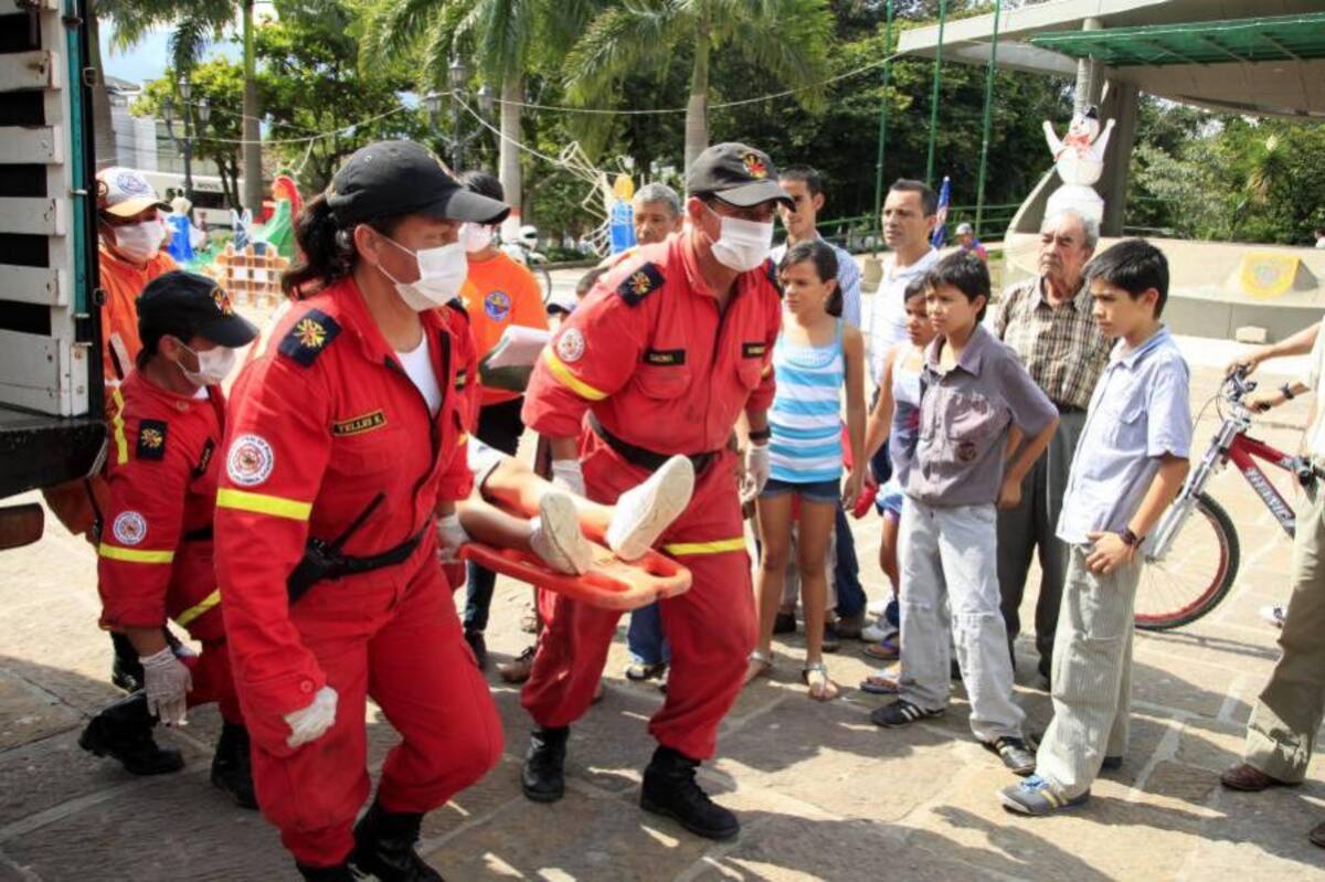 Simulacro de sismo (Foto: Archivo, VANGUARDIA LIBERAL)