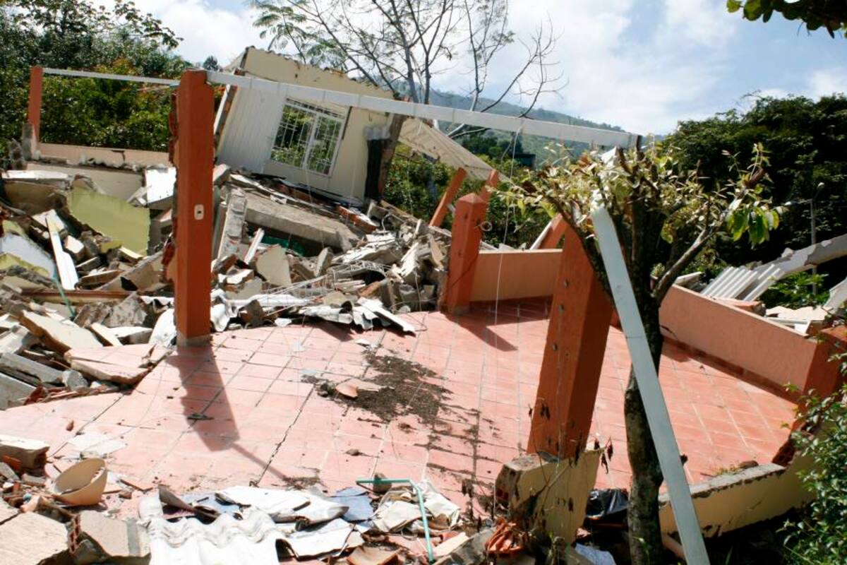 Emergencia por falla geológica en Cartagena. (Foto: Archivo/VANGUARDIA LIBERAL)