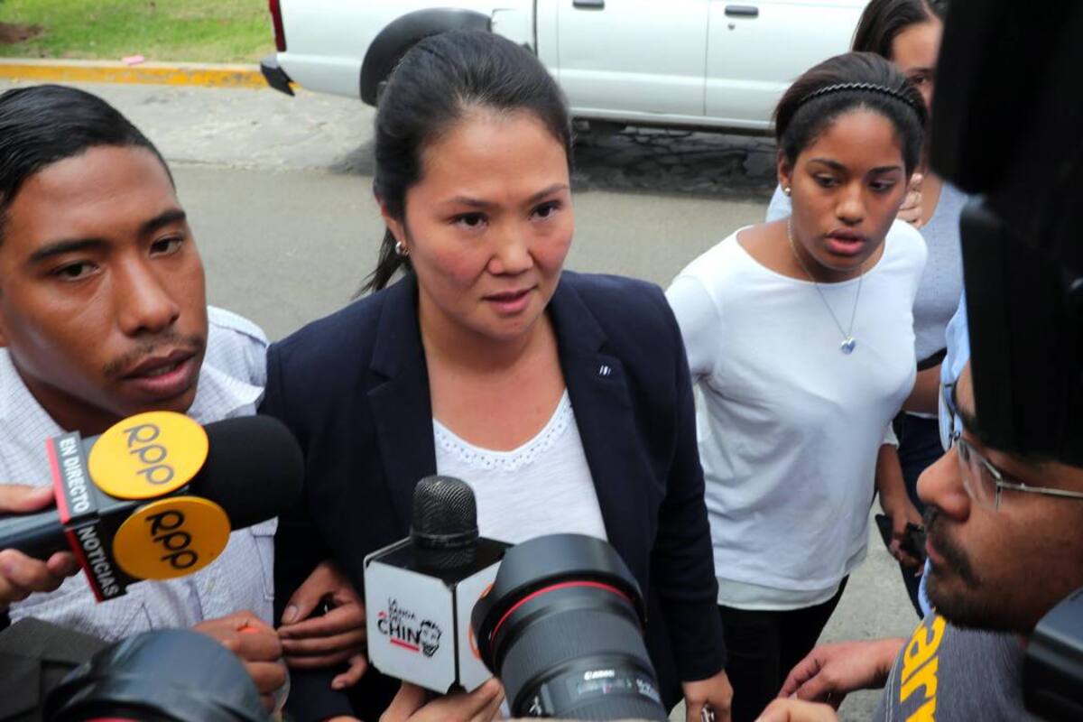 Detienen a Keiko Fujimori por pedido de Fiscalía de Lavado de Activos de Perú (Foto: EFE / VANGUARDIA )