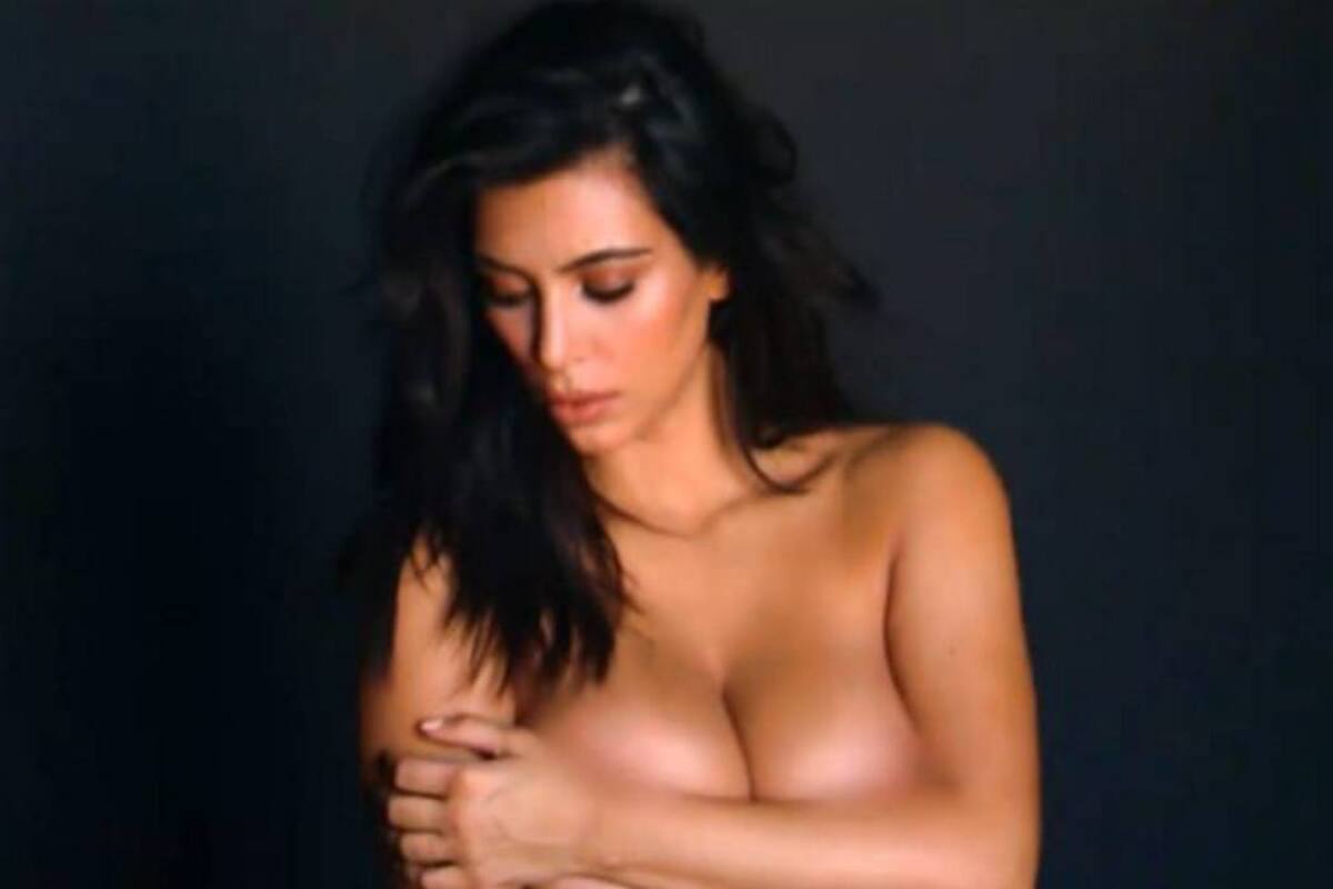 Kanye West no es celoso y tuitea fotos de Kim Kardashian desnuda (Foto: TOMADO DE TWITTER.COM/VANGUARDIA LIBERAL)