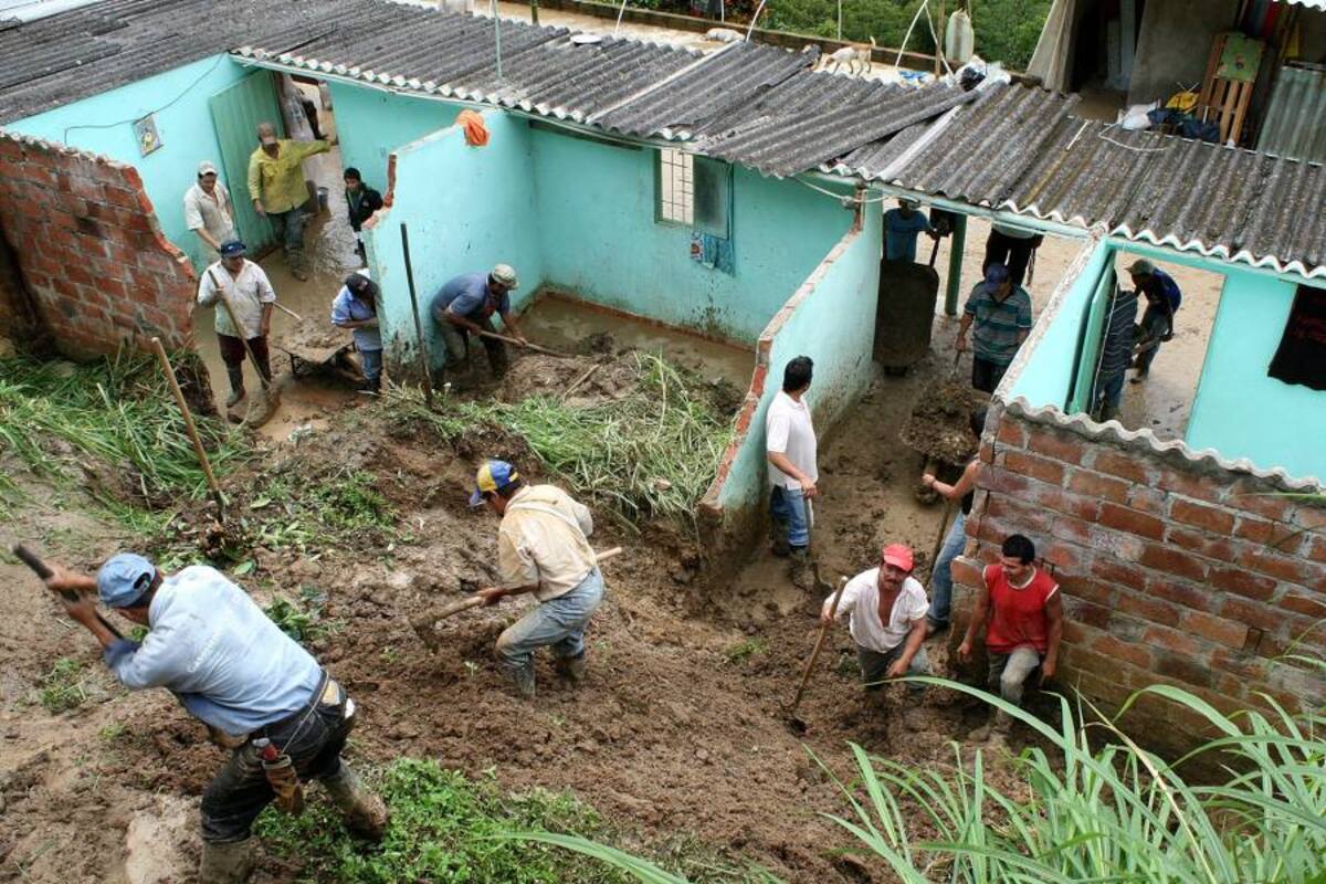 El invierno también hizo estragos en Floridablanca (Foto: Archivo/VANGUARDIA LIBERAL)