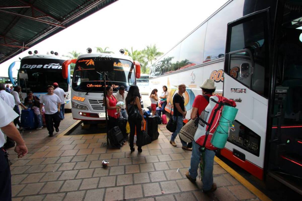 12.863 autobuses han salido del Terminal de Transportes en la Semana Mayor (Foto: Archivo/VANGUARDIA LIBERAL)