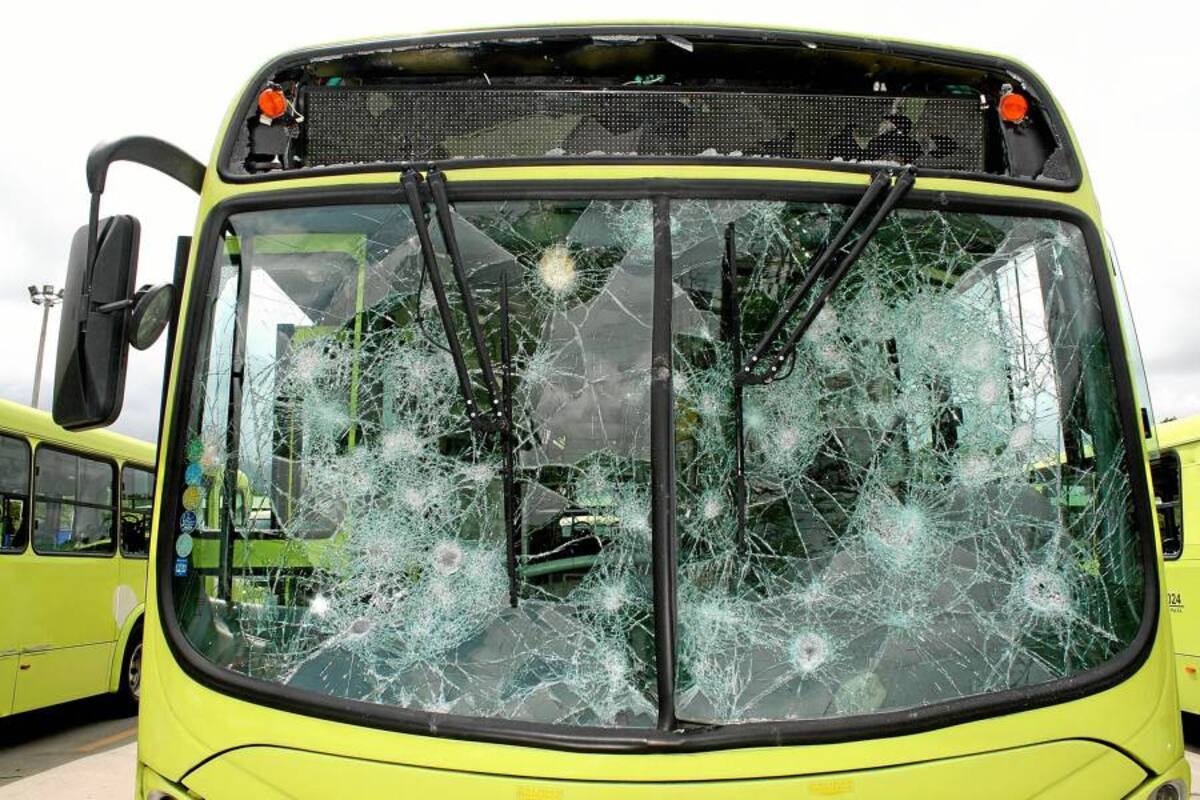 Video registró disturbios y caos en Piedecuest (Foto: Mauricio Betancourt/VANGUARDIA LIBERAL)