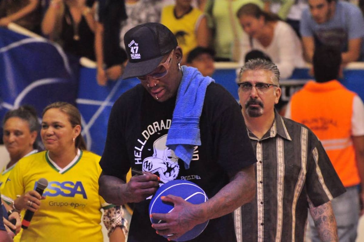 Bucaramanga aún no sabe por qué no jugó Dennis Rodman (Foto: LAURA HERRERA / VANGUARDIA LIBERAL)
