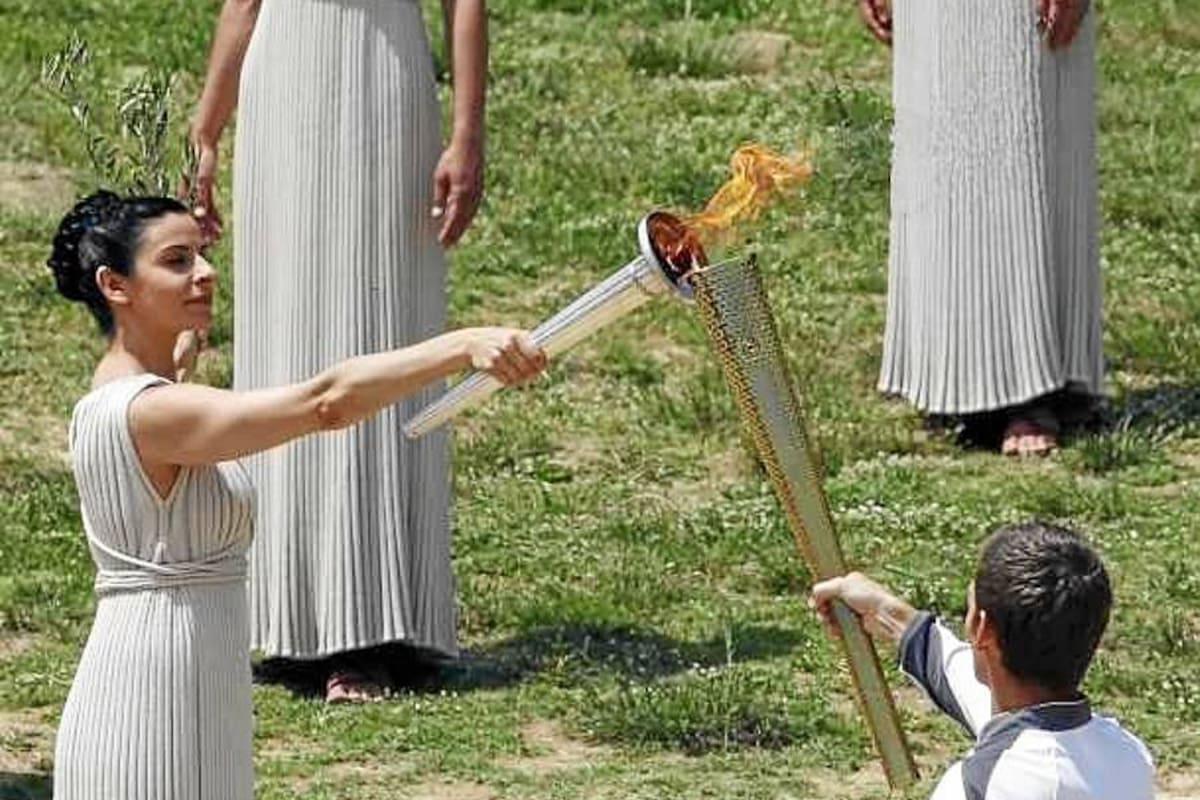 Se encendió el fuego olímpico con un mensaje de paz (Foto: Tomada de internet/VANGUARDIA LIBERAL)