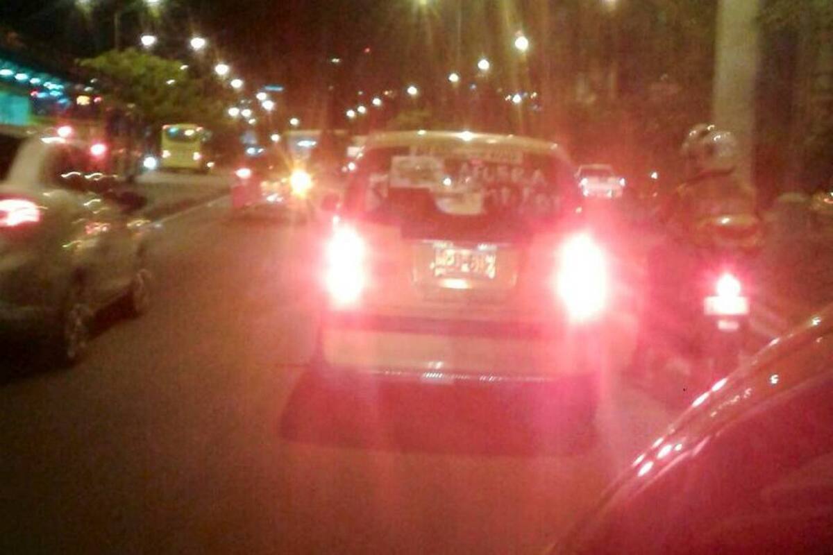 Finalizó protesta de taxistas en Bucaramanga (Foto: Milton Veloza / VANGUARDIA LIBERAL)