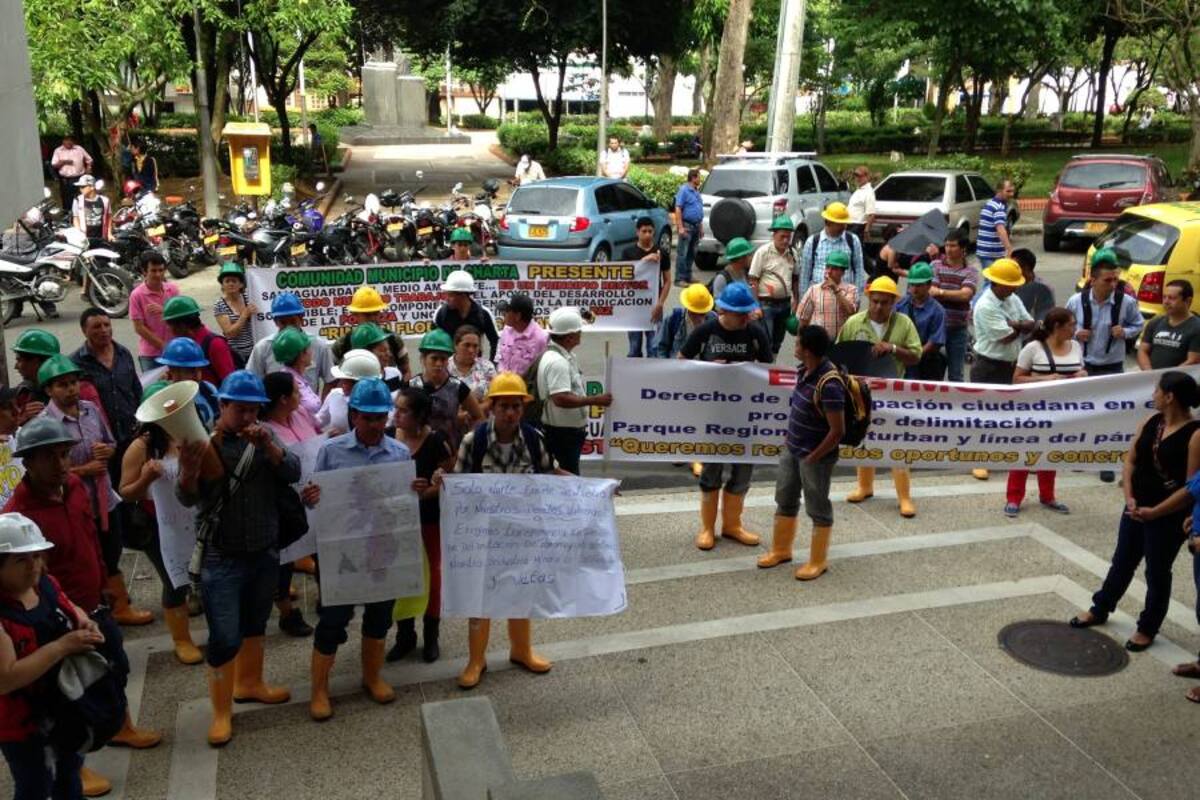 Mineros exigen claridad sobre delimitación del páramo de Santurbán (Foto: Jazmín Rodríguez/VANGUARDIA LIBERAL)
