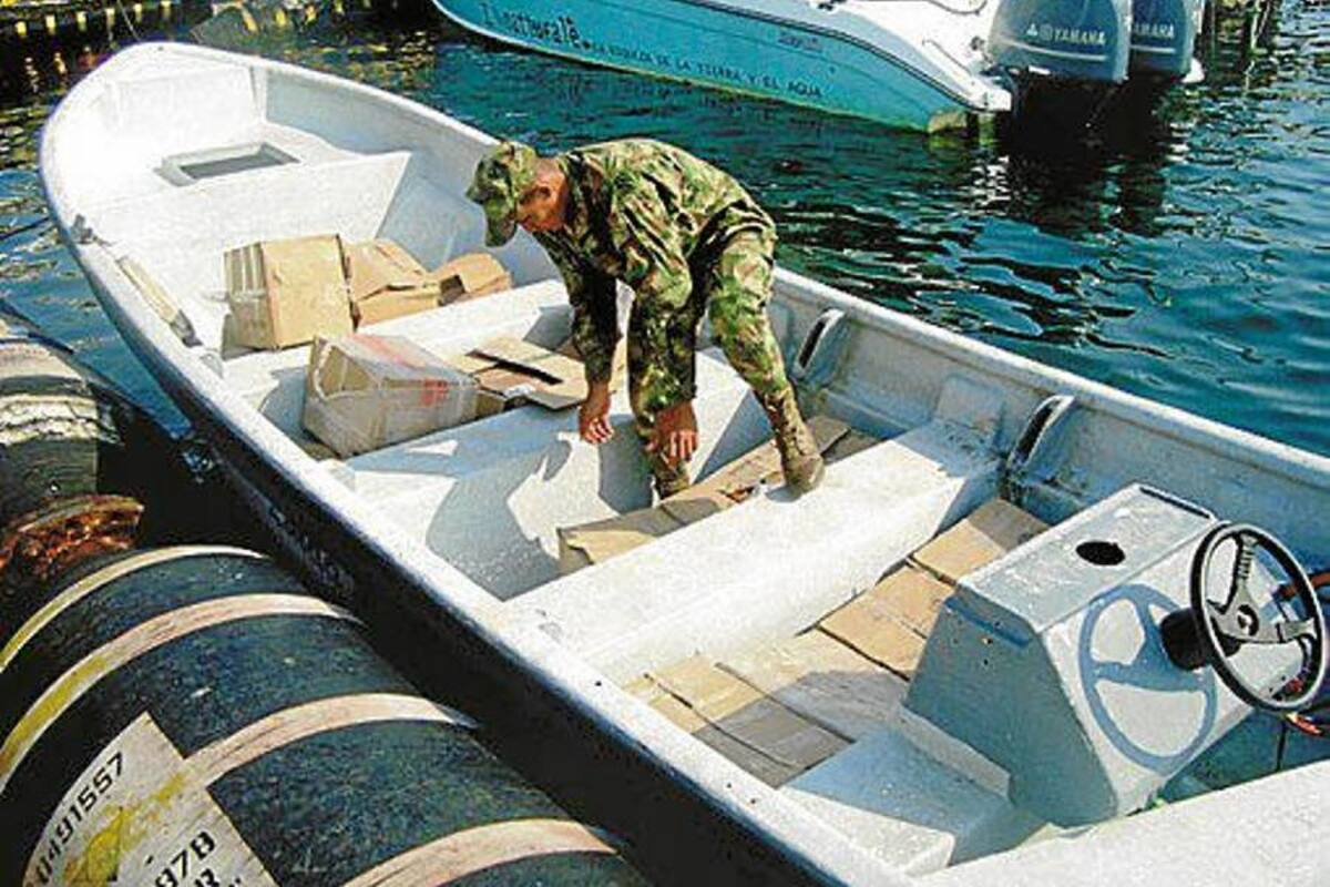 Detienen a cuatro colombianos con casi una tonelada de cocaína en el Caribe (Foto: Tomado de Internet/ VANGUARDIA LIBERAL)