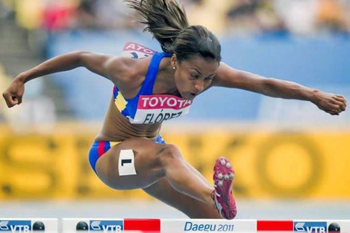 Las colombianas Lina Flórez y Brigitte Merlano, a semifinales de 100 metros vallas (Foto: Tomado de Internet/VANGUARDIA LIBERAL)