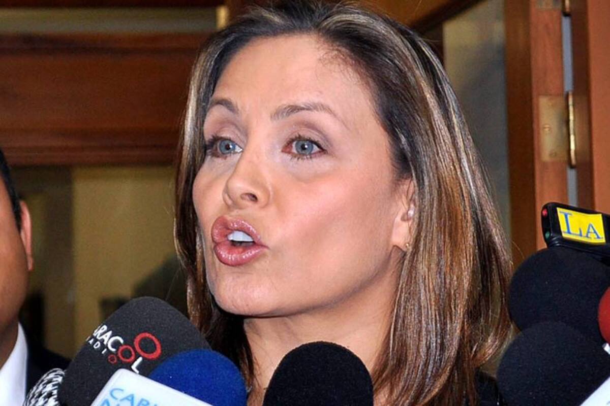 Lucero Cortés se encuentra en detención domiciliaria por orden de la Corte Suprema de Justicia por el delito de tráfico de influencias. (Foto: Colprensa / VANGUARDIA LIBERAL)