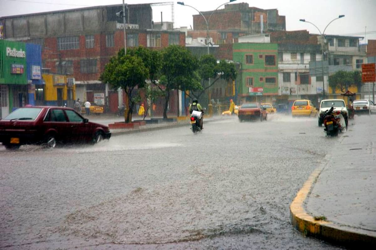 En un aguacero cayó el agua que usualmente recibe en un mes Piedecuesta (Foto: Archivo/VANGUARDIA LIBERAL)