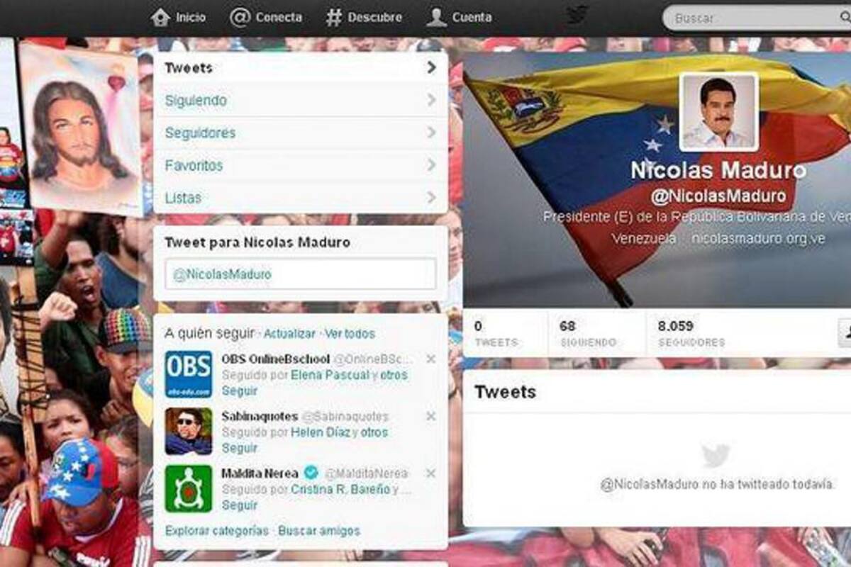 Hackean la cuenta en Twitter de Nicolás Maduro (Foto: Tomada de internet/VANGUARDIA LIBERAL)