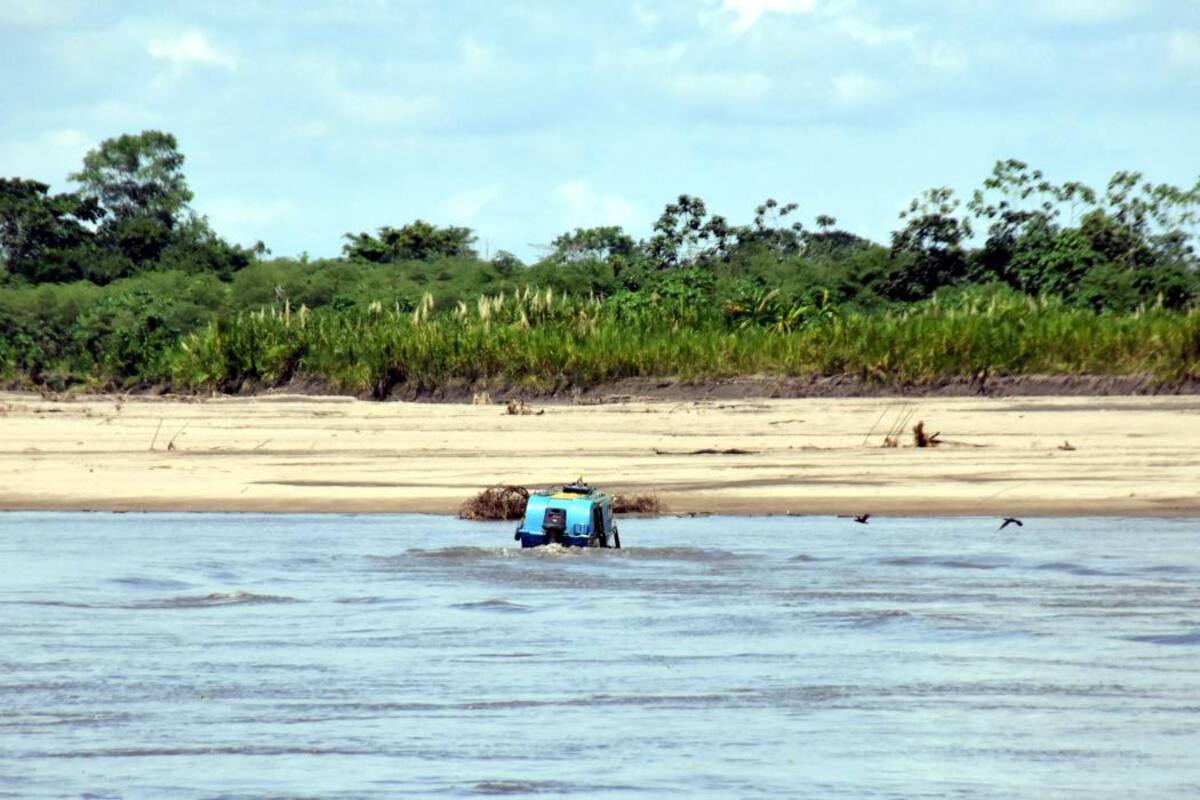 Alerta por bajo nivel del río Magdalena en Santander (Foto: Edgar Pernett/VANGUARDIA LIBERAL)