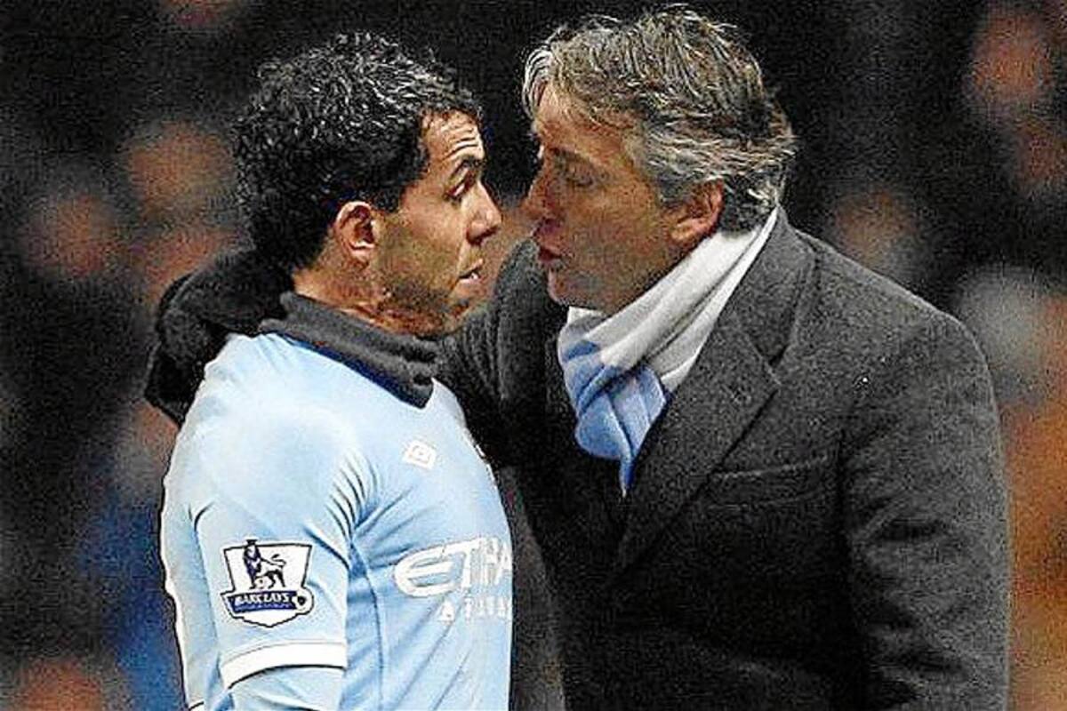 Mancini niega ahora problemas con Tévez (Foto: Tomado de internet/ VANGUARDIA LIBERAL)