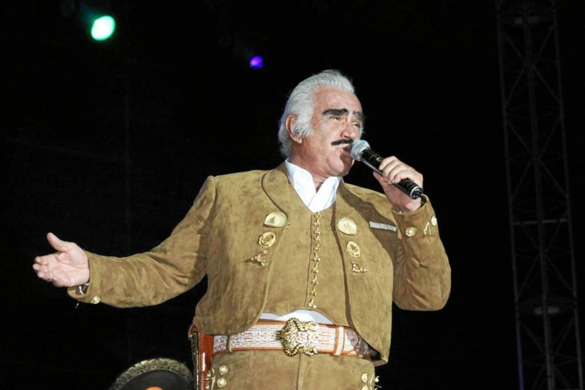 Vicente Fernández será operado para extraer la "bolita de su hígado" (Foto: Archivo/VANGUARDIA LIBERAL)