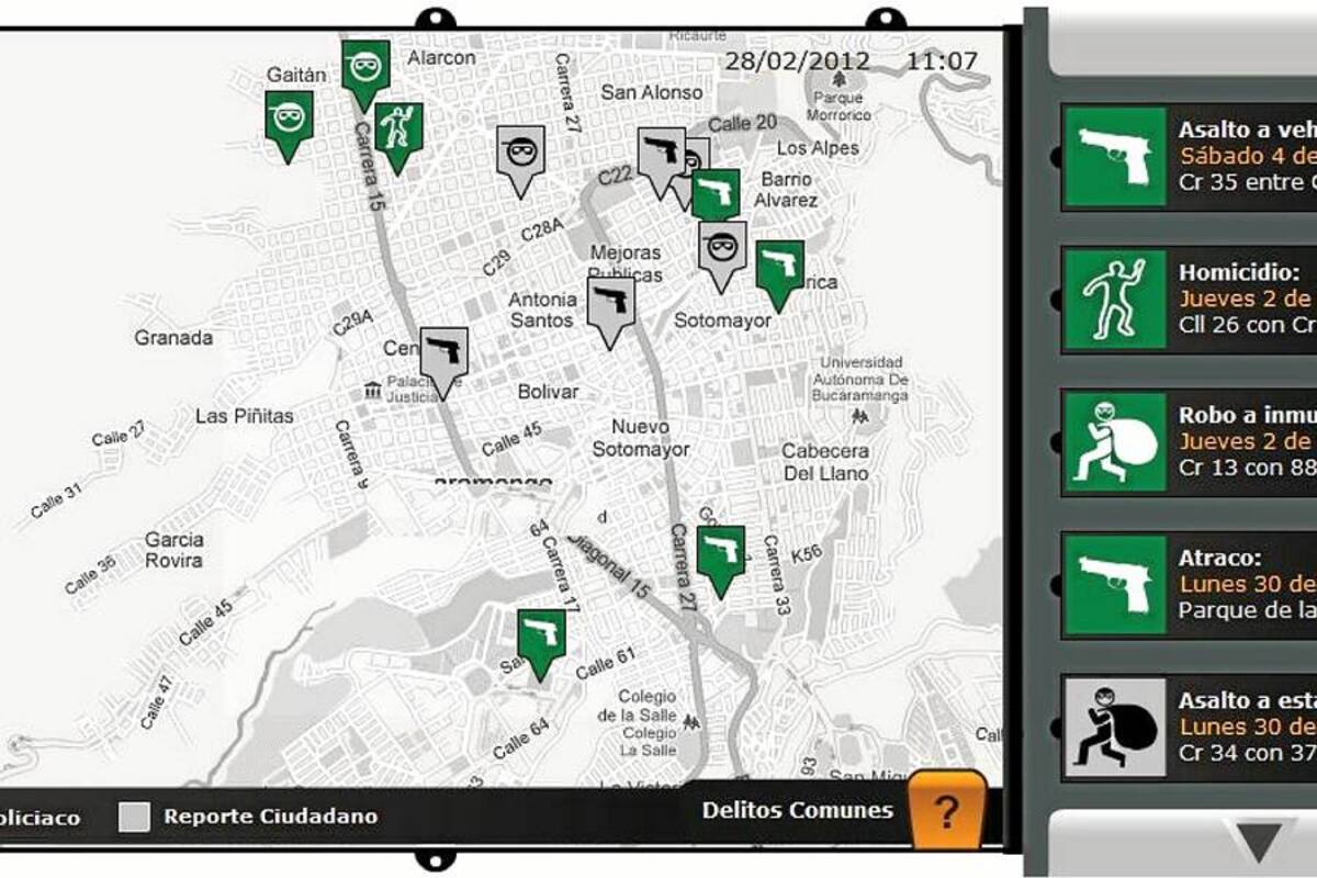 La Policía respalda el mapa de delitos de Vanguardia.com